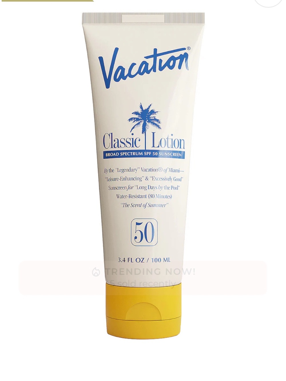 Classic Lotion SPF 50 Sunscreen - VACATION